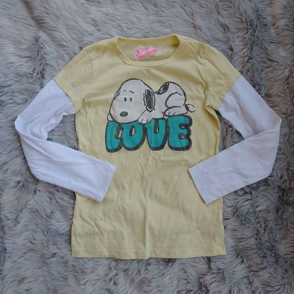 4 for $20 Girl's Love Snoopy Long Sleeve Shirt